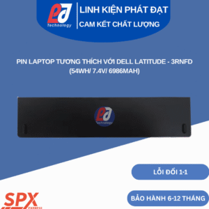 Pin 3RNFD cho Dell Latitude E7450, E7440 (54Wh/7.4V/6986mAh)