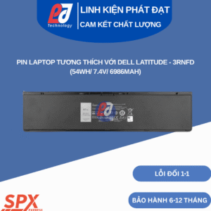 Pin Dell 3RNFD 54Wh 7.4V 6986mAh dùng cho Dell Latitude 14 7000 / E7440 / E7450