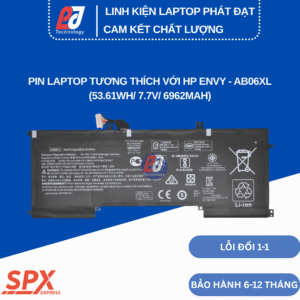 Pin AB06XL – Pin Laptop HP Envy 13 2017 (53.61Wh/7.7V/6962mAh)