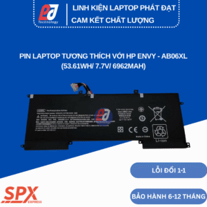 Pin AB06XL – Pin Laptop HP Envy 13 2017 (53.61Wh/7.7V/6962mAh)