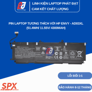 Pin HP AD03XL cho laptop HP Envy 13-AD000 13-AD102NA HSTNN-DB8D