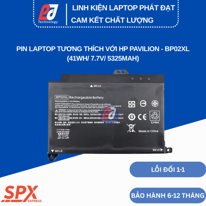 Pin BP02XL – Pin Laptop HP Pavilion 15-AU, 15-AW