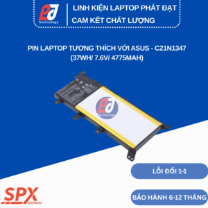 Pin Asus C21N1347 cho Asus X555LA X555LD X554L dung lượng 37Wh