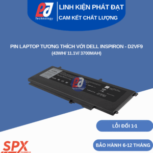 Pin Dell D2VF9 dung lượng 43Wh tương thích Dell Inspiron 15 7547 7548 Vostro 14 5459