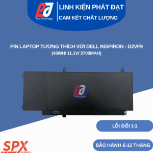 Pin Dell D2VF9 dung lượng 43Wh tương thích Dell Inspiron 15 7547 7548 Vostro 14 5459