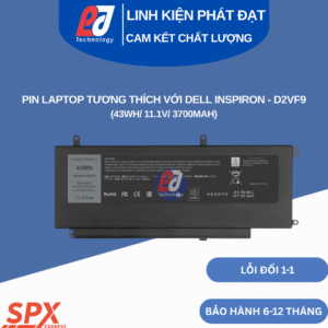 Pin Dell D2VF9 dung lượng 43Wh tương thích Dell Inspiron 15 7547 7548 Vostro 14 5459