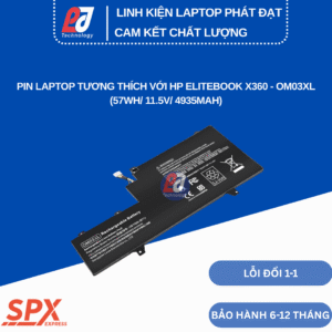 Pin OM03XL – Pin Laptop HP EliteBook X360 1030 G2 (57Wh/11.5V/4935mAh)