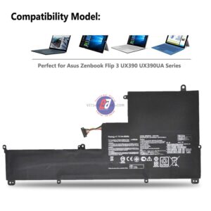 Pin C32N1606 gắn cho laptop ASUS Zenbook 3 UX390UA series. UX390UAK (7.7V 40Wh)