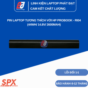 Pin RI04 – Pin Laptop HP ProBook 450, 455, 470 G3 (44Wh/14.8V/2600mAh)