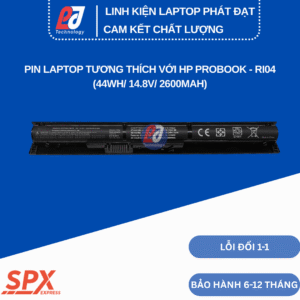 Pin RI04 – Pin Laptop HP ProBook 450, 455, 470 G3 (44Wh/14.8V/2600mAh)