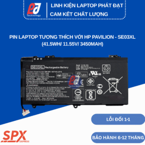 Pin SE03XL – Pin Laptop HP Pavilion 14 Series (41.5Wh/11.55V/3450mAh)