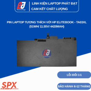 Pin TA03XL – Pin Laptop HP EliteBook (Fit CS03XL) (51Wh/11.55V/4420mAh)