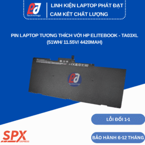Pin TA03XL – Pin Laptop HP EliteBook (Fit CS03XL) (51Wh/11.55V/4420mAh)