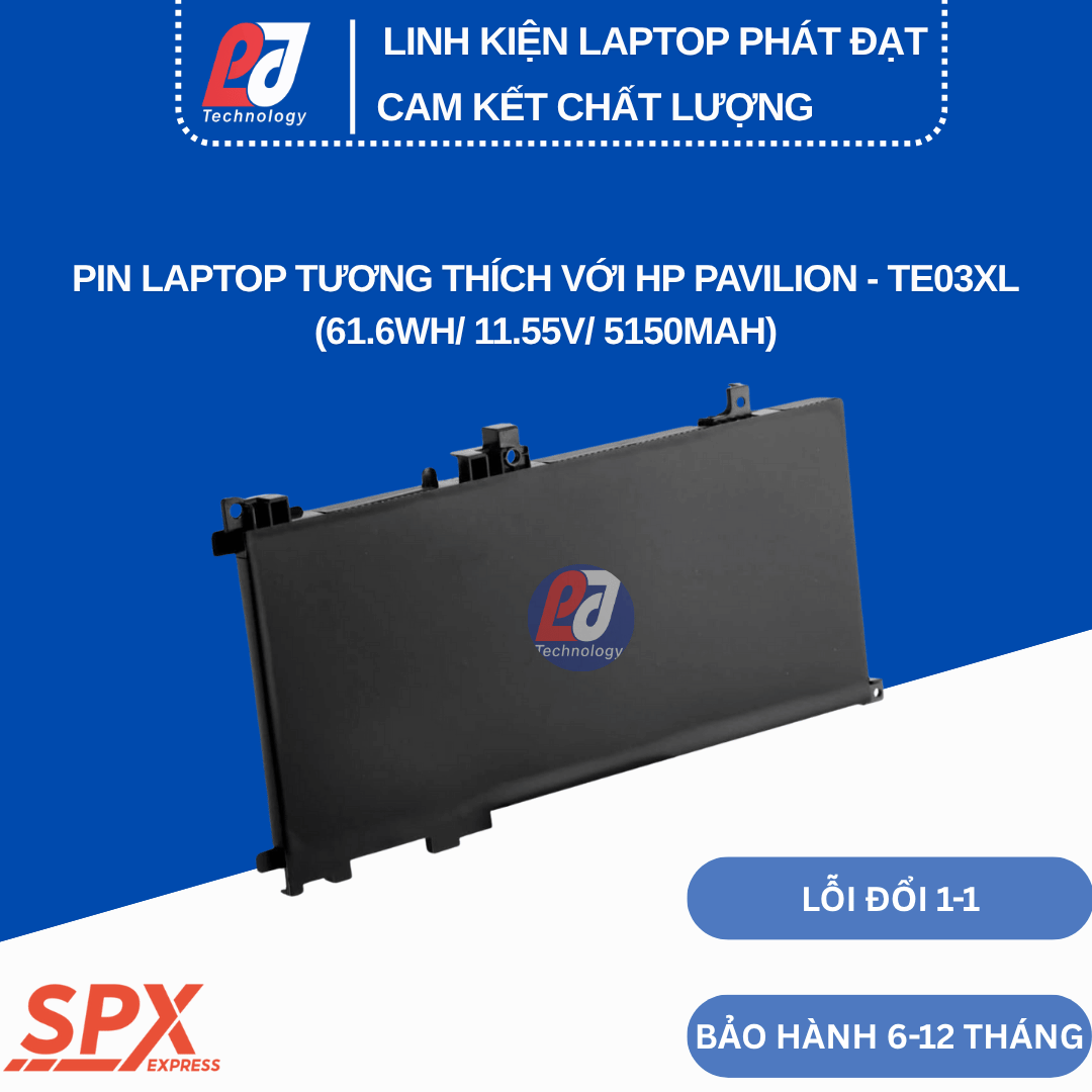 Pin TE03XL – Pin Laptop HP Pavilion 15, HP Omen 15-AX033DX
