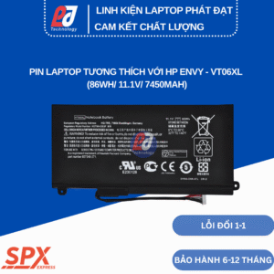 Pin VT06XL – Pin Laptop HP Envy 17 (86Wh/11.1V/7450mAh)