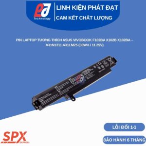 Pin Asus A31N1311 A31LM25 11.25V 33Wh cho VivoBook X102BA
