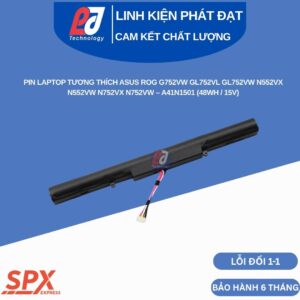 Pin Asus A41N1501 15V 48Wh cho GL752VW N552VX N752VX