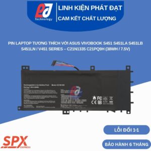 Pin Asus C21N1335 C21PQ9H 7.5V 38Wh cho VivoBook S451