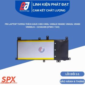 Pin Asus C21N1409 7.6V 37Wh cho Asus V455 VM490