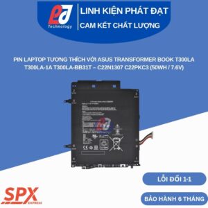 Pin Asus C22N1307 C22PkC3 7.6V 50Wh cho Transformer Book T300LA