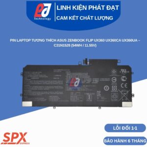 Pin Asus C31N1528 11.55V 54Wh cho ZenBook Flip UX360 UX360CA