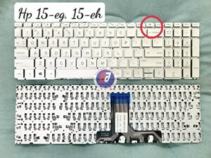 Bàn phím HP 15-EG bạc/đen