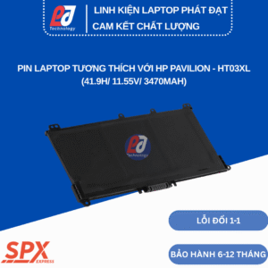 Pin HT03XL – Pin Laptop HP Pavilion (41.9Wh/11.55V/3630mAh)