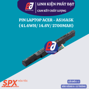 Pin Acer AS16A5K 14.8V 38Wh cho laptop Aspire E15