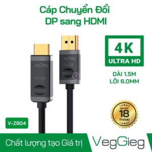 DP to HDMI 4K Cable V-Z604
