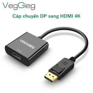 DP to HDMI 4K Converter Black V-Z614