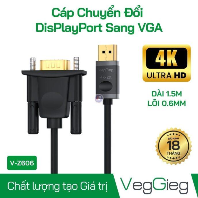 DP to VGA Cable V-Z606