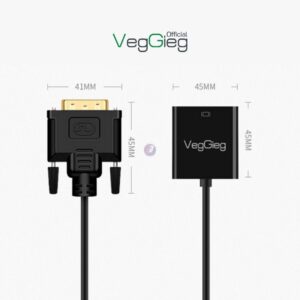 DVI24+1 to VGA Converter Black V-Z619