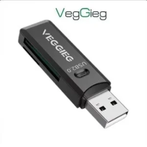 Đầu đọc thẻ USB2.0 2 trong 1 SD+TF VEGGIEG V-C202
