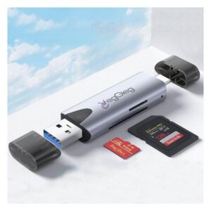 Đầu đọc thẻ nhớ đa năng USB/Type C (SD+TF 2 IN 1) VEGGIEG V-C305