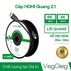 HDTV 2.1 8K Optical Fiber Cable 20m V-H801