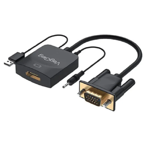 VGA to HDMI Converter with Audio andPower Black V-Z618