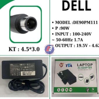 Sạc Laptop DELL Kim Nhỏ 19.5V4.62A TTA(4.5*3.0)