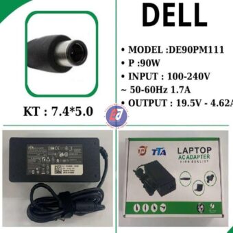 Sạc Laptop DELL Kim To 19.5V4.62A TTA(7.4)