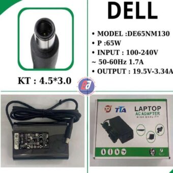 Sạc Laptop DELL OVAN Nhỏ 19.5V3.34A TTA(4.5*3.0)