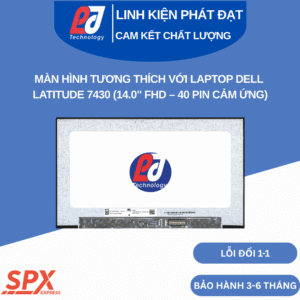 Màn hình laptop Dell Latitude 7430 2-in-1 cảm ứng FHD IPS