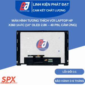 Màn hình laptop HP x360 14-FC OLED 2.8K cảm ứng