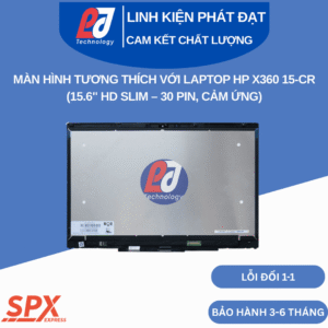 Màn Hình Laptop HP x360 15-CR 15.6" HD Cảm Ứng