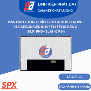 Màn hình laptop Lenovo X1 Carbon Gen 9 – Slim 40 pin, IPS FHD+