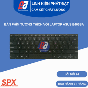 Bàn phím ASUS E406SA cho laptop, phím nhẹ, dễ lắp, dùng được nhiều model khác nhau.