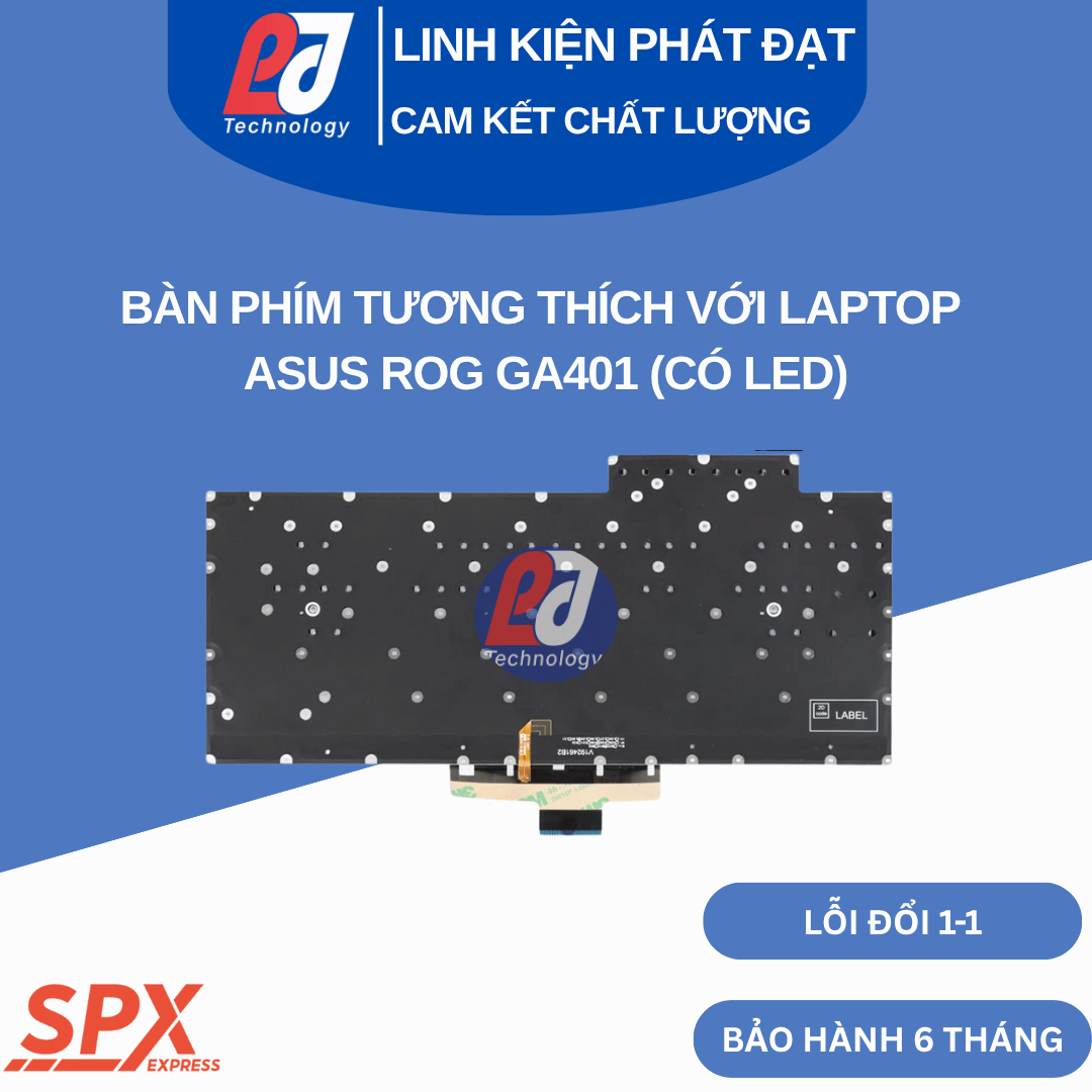 Bàn phím ASUS ROG GA401 màu đen có LED – tương thích GA401Q GA401I GA401U