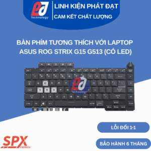 Bàn phím ASUS ROG Strix G15 G513 có LED – tương thích dòng máy G513 gaming