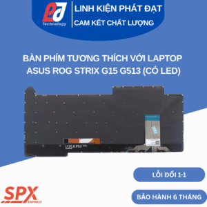 Bàn phím ASUS ROG Strix G15 G513 có LED – tương thích dòng máy G513 gaming