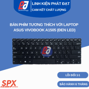 bàn phím ASUS VivoBook A1505 màu đen có LED tương thích nhiều model ASUS