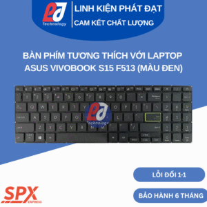 Bàn phím ASUS VivoBook S15 F513 màu bạc, tương thích X513, D513, E513, F513, R513, S513 và nhiều model khác.
