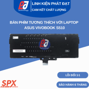 Bàn phím ASUS VivoBook S510 màu đen – tương thích nhiều model
